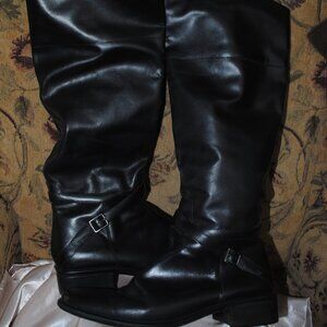 Black Calf High Boot Size 11-M